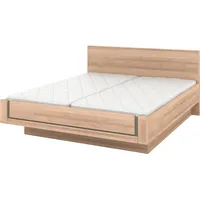 Musterring Holzbett MUSTERRING "Sorrent, Bettgestell, Bettrahmen, teilmassiv Eiche", braun