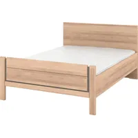 Musterring Holzbett MUSTERRING "Sorrent, Bettgestell, Bettrahmen, teilmassiv Eiche", braun