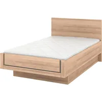 Musterring Holzbett MUSTERRING "Sorrent, Bettgestell, Bettrahmen, teilmassiv Eiche", braun