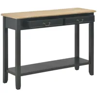 VidaXL Konsolentisch Schwarz 110 x 35 x 80 cm
