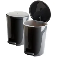 Sustania 2er Set 5L Kosmetikeimer mit Pedal - Soft