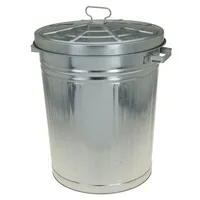 Mojawo 55L Oskartonne Aschetonne mit Deckel Mülltonne Abfalleimer