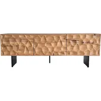 FineBuy TV Schrank FineBuy Lowboard 160 cm Holz Massiv