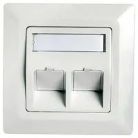 Telegärtner Modul-Aufnahme 80x80 alpinweiß (aws) H02010A0040