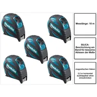 Makita 5x B-57168 Maßband 10 m Rollbandmaß mit magnetischen