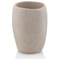 Kela Zahnputzbecher Roda Zement Beige