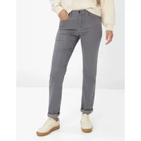 Brax Damen Five-Pocket-Hose Style MARY SMOKE GREY, grau, Gr.