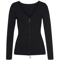 LASCANA Strickjacke Damen schwarz Gr.40/42