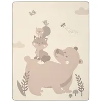 Biederlack Babydecke »Babydecke Foxy&Friends«, 75 x 100, mit Zierstich