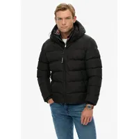 Superdry Hooded Sports Puffer Jacke schwarz XL