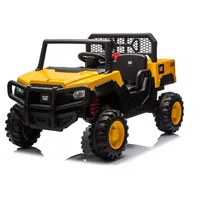 Chipolino Elektrobuggy CAT Doppelsitzer, Fernbedienung, Hupe, USB-Anschluss gelb