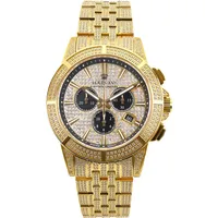 Louis XVI LXVI1123 Majeste Iced Out Chronograph 43mm 5ATM