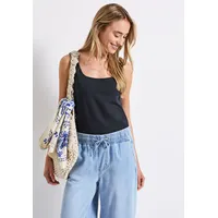 STREET ONE Shirttop STREET ONE, Damen, Gr. 44, blau