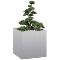 VidaXL Pflanzkübel 80 x 80 x 80 cm Verzinkter