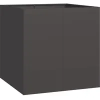 VidaXL Pflanzkübel 80 x 80 x 80 cm Schwarz