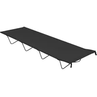 VidaXL Campingbett 180x60x19 cm Oxford-Gewebe und Stahl Schwarz