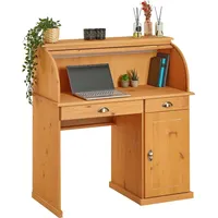 Idimex Sekretär Tom aus massiver Kiefer gebeizt, schöner Bürotisch