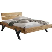Home Affaire Massivholzbett HOME AFFAIRE "Ultima Balkenbett Doppelbett, Füße