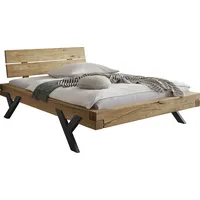Home Affaire Massivholzbett HOME AFFAIRE "Ultima Balkenbett Doppelbett, Füße