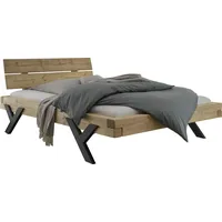 Home Affaire Massivholzbett HOME AFFAIRE "Ultima Balkenbett Doppelbett, Füße