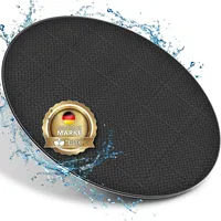 Tillvex Whirlpool Unterlage rund 240cm Schwarz Bodenmatte Poolunterlage Matte