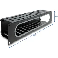 DeLock 67279 Rack Zubehör Kabelmanagementtafel