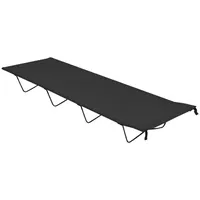 VidaXL Campingbetten 2 Stk. 180x60x19 cm Oxford-Gewebe Stahl Schwarz
