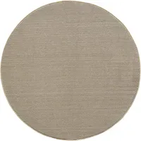 KADIMA DESIGN Teppich Beige, 160x160 cm, – Böden, Teppiche,