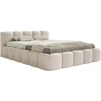 Selsey Polsterbett Ecru, Textil, 2-Sitzer, 180x200 cm, B: 200