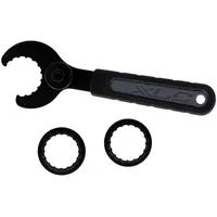 XLC Innenlager/Kurbelmontageschlüssel inklusive Adapter, schwarz