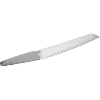 WOLL Brotmesser WOLL "Cutting Edge", grau, Klingenlänge 26cm, Edelstahl,