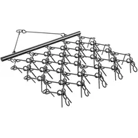 Vevor Wiesenegge, 178x147x11cm, Wiesenschleppe mit 60 Zähnen, geeignet für