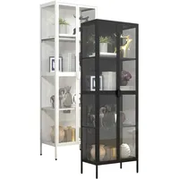 VCM Glasvitrine stehend Vitrine Schaukasten Floka XXL