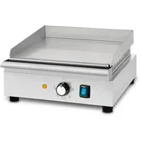 Vertes Grillplatte Bratplatte Plancha Grill Elektrisch 1400W aus Edelstahl