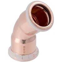 Geberit Mapress Kupfer Bogen 45 Grad, Außendurchmesser 12mm