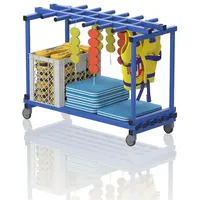 Sport-Thieme Regalwagen ""Kombi flach"" by Vendiplas, Grau