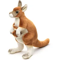 Uni-Toys - Känguru mit Baby (angenäht), stehend - 23