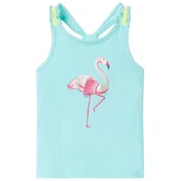 VidaXL Kinder Tank Top Unterhemd Trägershirt Ärmellos Mädchen Helles