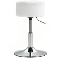 Homcom Barhocker, Gepolstert mit Metallgestell, Cordoptik, Höhenverstellbar Küchenstuhl mit