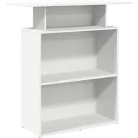 VidaXL Empfangstheke Weiß 100x40x104 cm Holzwerkstoff