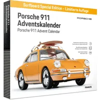 Franzis Porsche 911 Adventskalender Bahamagelb Surfbrett Special Edition