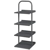 [en.casa] Schuhregal Poytya Stahl 96x34x32 cm Anthrazit