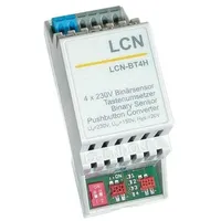 Issendorff Tasten-/Binärsensor 4-f. 230V f.Hutschi. LCN - BT4H