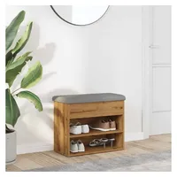 VidaXL Schuhbank Artisan-Eiche 62x32x50 cm Holzwerkstoff