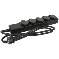 DAP AUDIO DAP Multisocket Schuko 5-way 3x 1.5 mm2