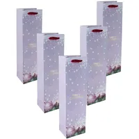 Sigel Geschenktüten für Flaschen Charmful Christmas Large Motiv 10,0