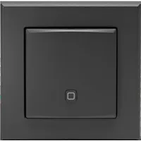 Homematic IP Wired Temperatur- und Luftfeuchtigkeitssensor – innen, anthrazit,