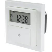 Sygonix SY-4504968 Unterputz-Timer digital Wochenprogramm 1800 W Countdown-Funktion, inkl.