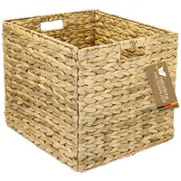 HMF Aufbewahrungskorb für DIN A4 Hängeregister, Korb Wasserhyazinthe, passend