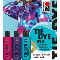 Marabu Batikfarben Set Trend 3 St. 80 ml Lila/Mehrfarbig
